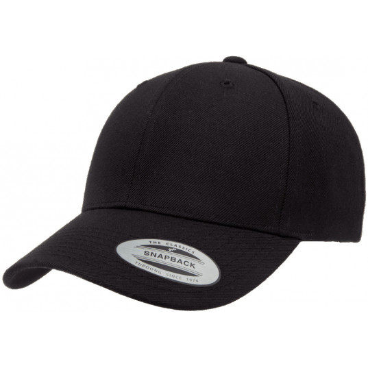 Кепка FlexFit 6789M - Curved Visor Snapback Black Кепка FlexFit 6789M - Curved Visor Snapback Black