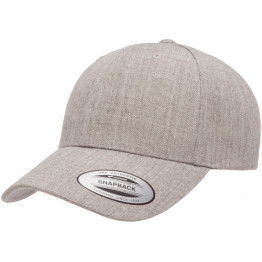 Кепка FlexFit 6789M - Curved Visor Snapback Heather Grey