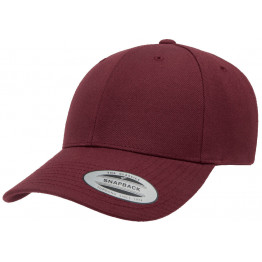 Кепка FlexFit 6789M - Curved Visor Snapback Maroon