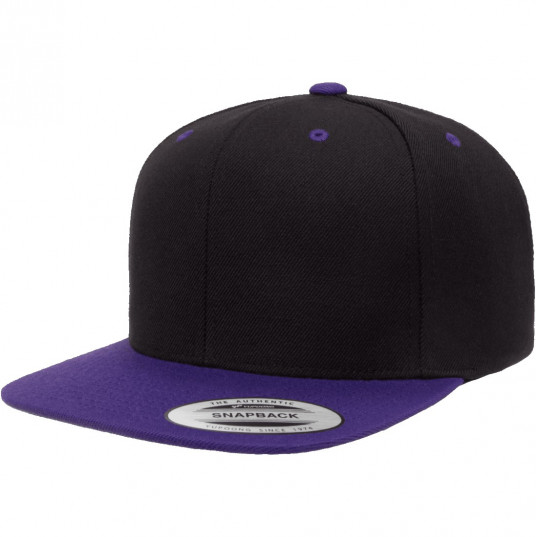 Кепка FlexFit 6089MT - Classic Snapback Black/Purple Кепка FlexFit 6089MT - Classic Snapback Black/Purple